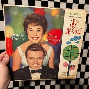 Vintage It's Us Again Vinyl Record Album Steve Lawrence